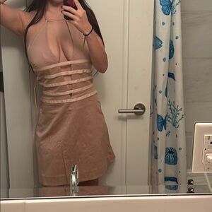 Cult Gaia Paige dress in Rose Quartz (NWT)